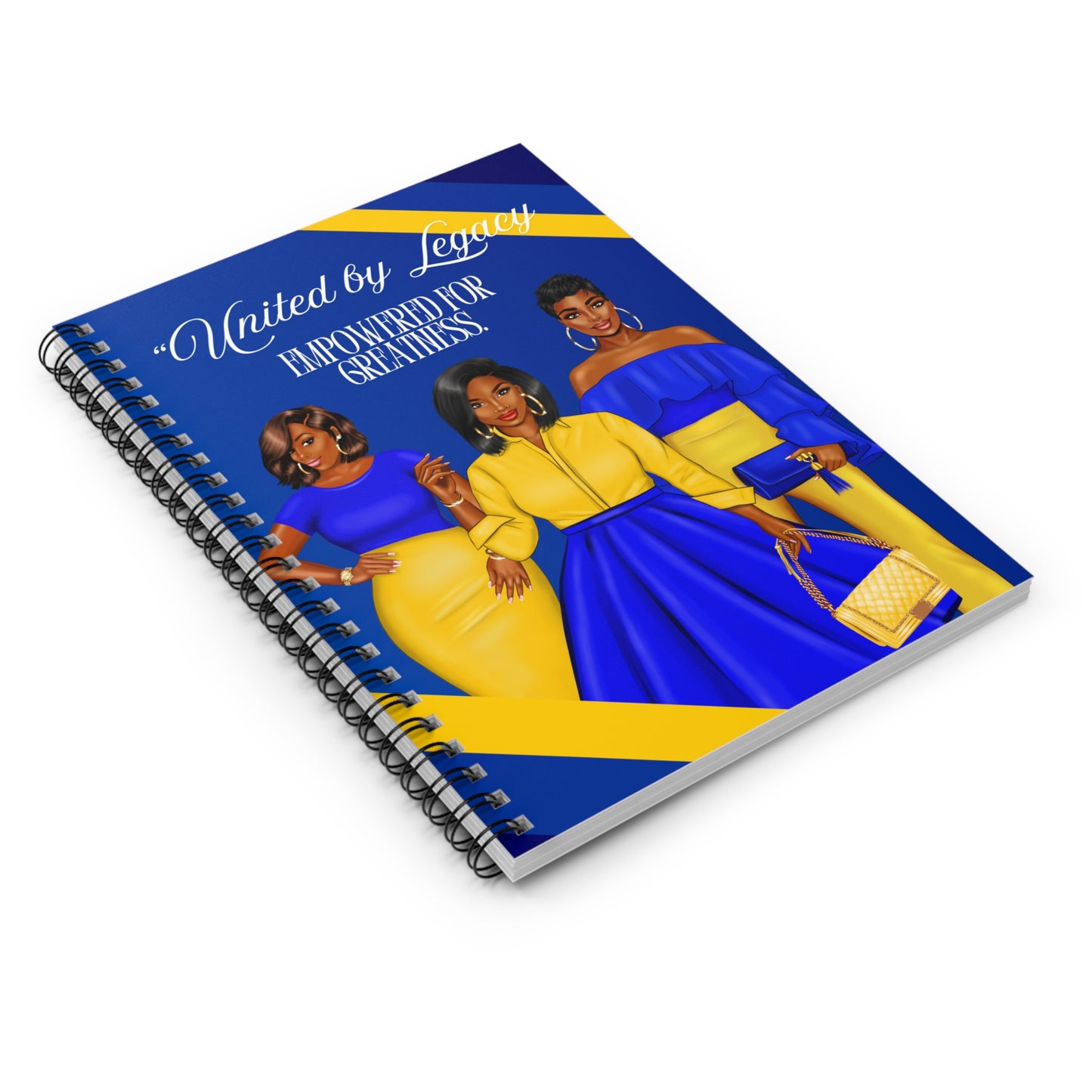 Empowered Spiral Notebook - United by Legacy Design