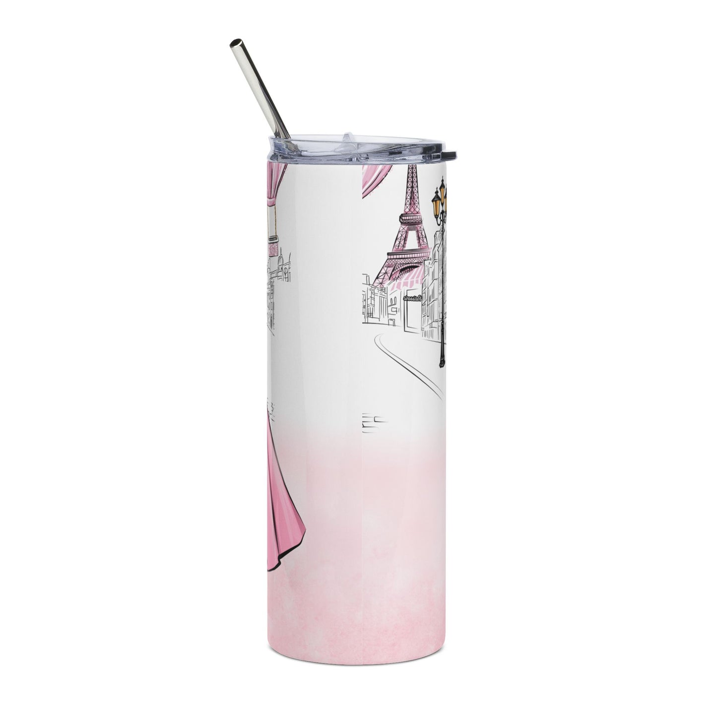 Classy and Fabulous Stainless Steel Tumbler 20oz - Chic Travel Companion for Stylish Women