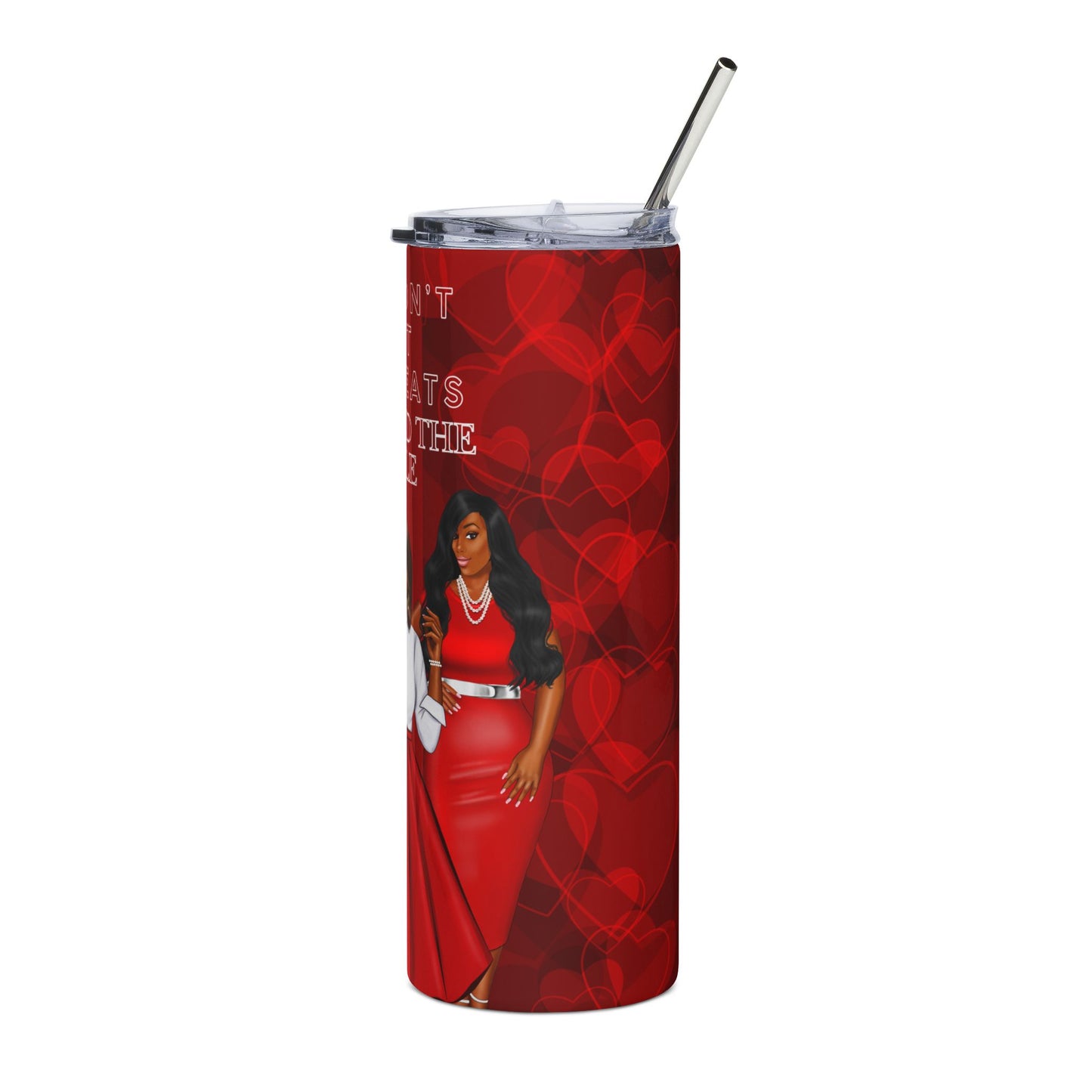 Empowered Women Stainless Steel Tumbler - 20oz - We Don't Wait For Seats, We Build The Table