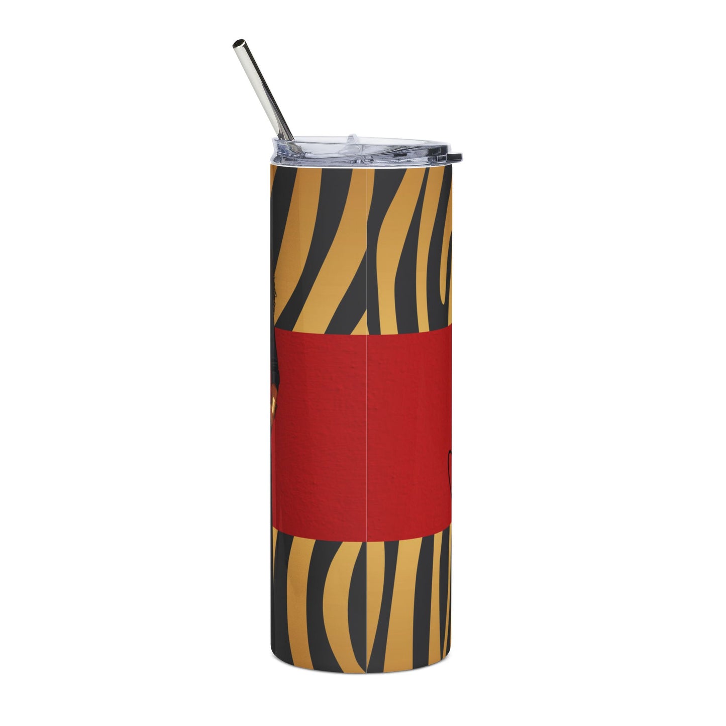 Fierce & Strong Stainless Steel Tumbler - 20oz with Bold Design