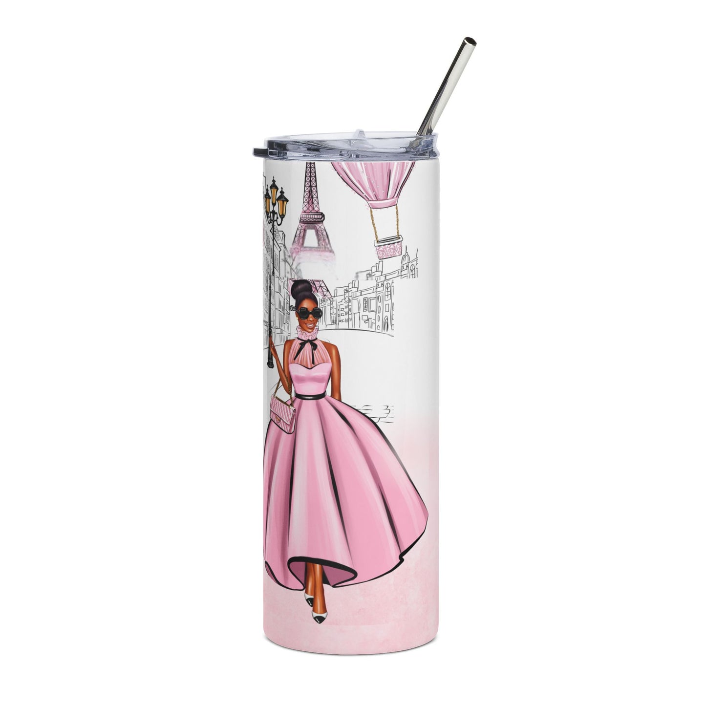 Classy and Fabulous Stainless Steel Tumbler 20oz - Chic Travel Companion for Stylish Women