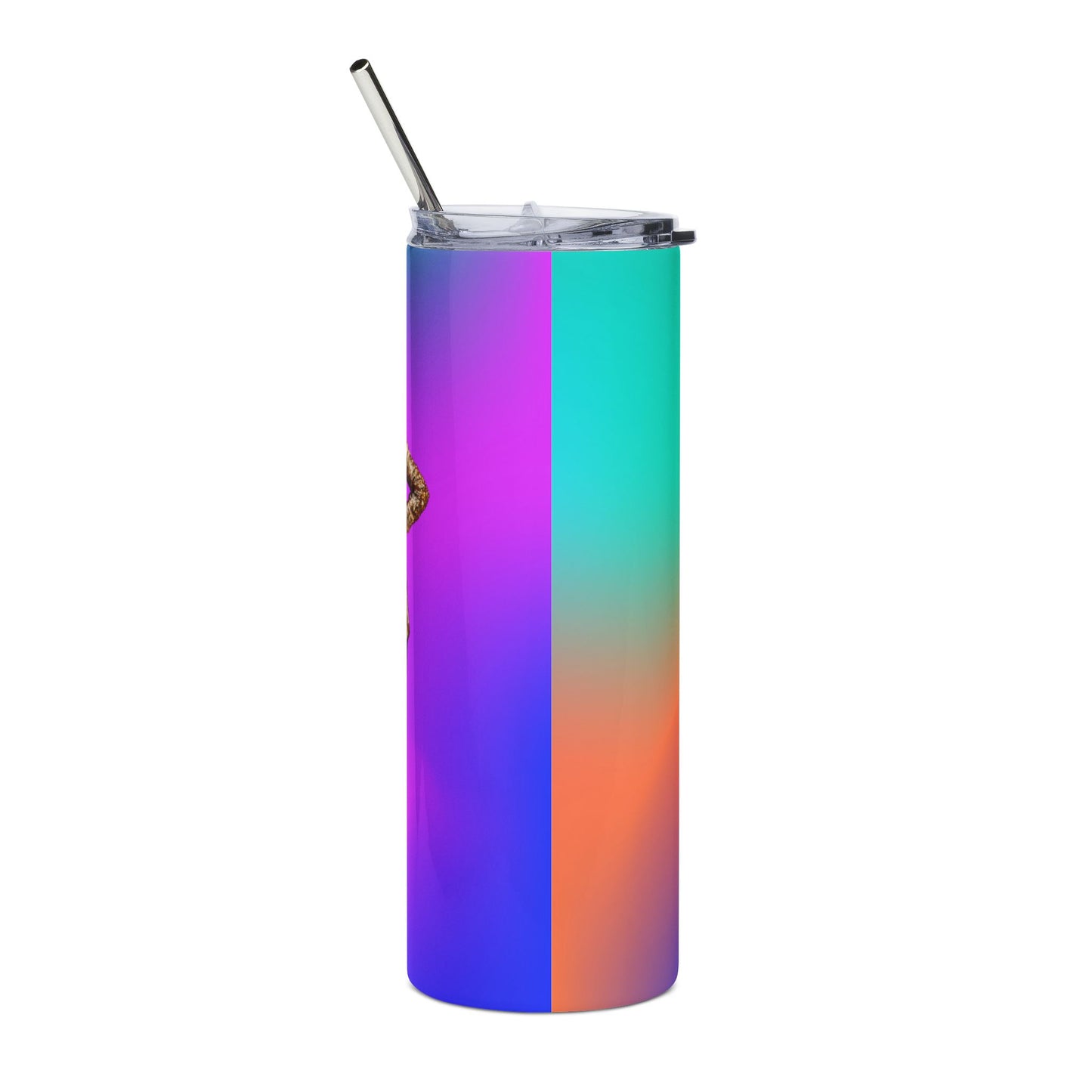 Inspirational 20oz Stainless Steel Tumbler - 'Secure the Bag Kinda Vibe'