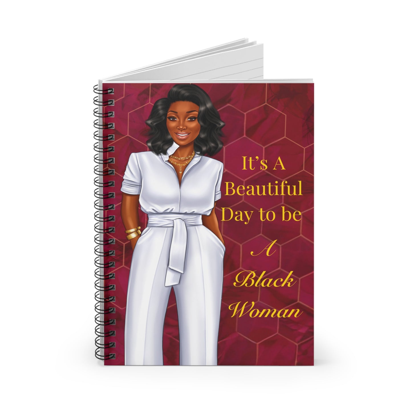 Empowering Spiral Notebook - Perfect for Black Women
