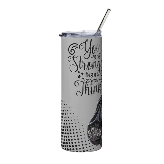 Empowered Stainless Steel Tumbler - 20oz | Inspirational Gift for Women