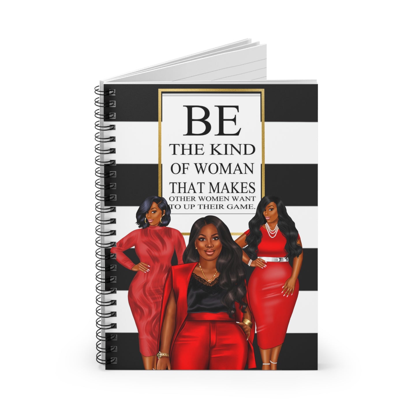 Inspirational Spiral Notebook - Empowering Women Design