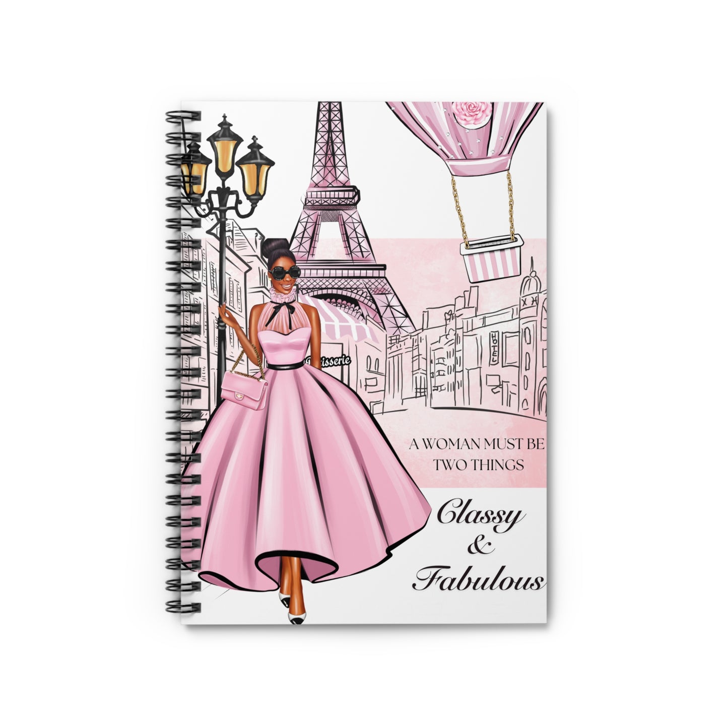Elegant Spiral Notebook - Classy & Fabulous Design for Stylish Note-Taking