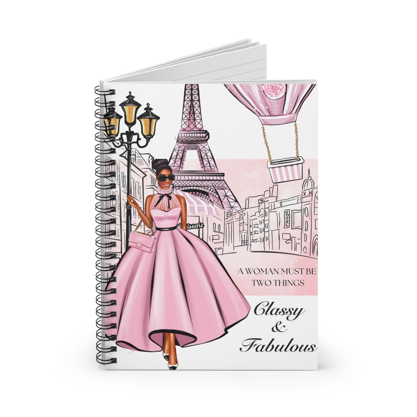 Elegant Spiral Notebook - Classy & Fabulous Design for Stylish Note-Taking