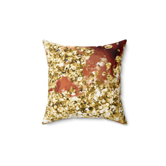 Empowering Girl Boss Square Pillow - Stylish Home Decor