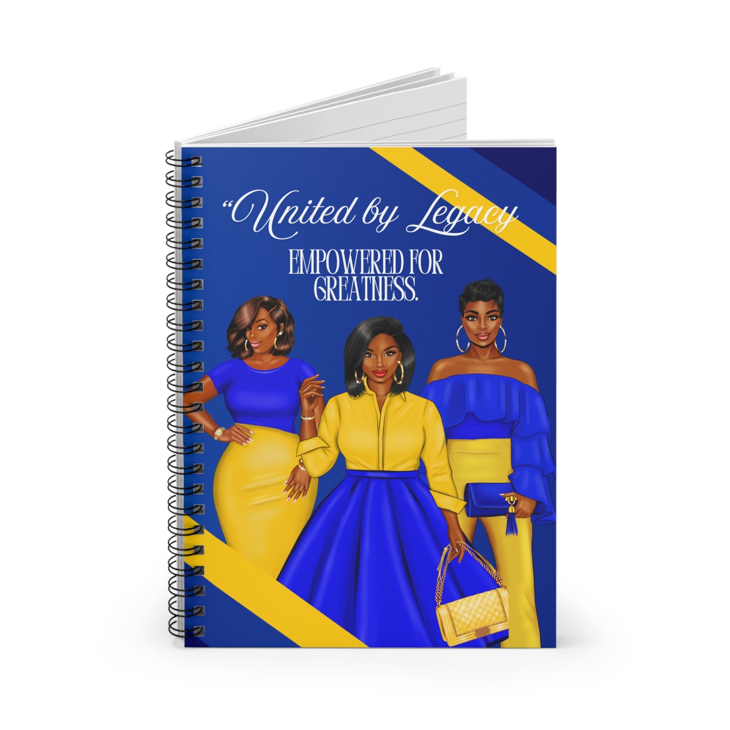 Empowered Spiral Notebook - United by Legacy Design