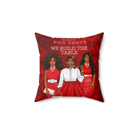 Empowerment Square Pillow – We Build The Table – Inspirational Home Decor
