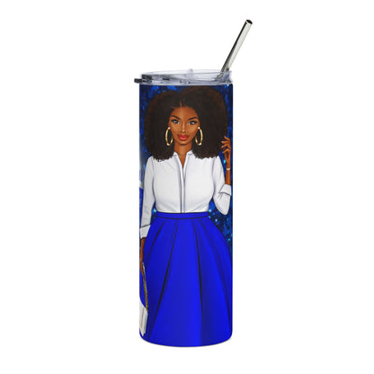 Inspirational Stainless Steel Tumbler – Raise The Bar Higher – 20oz