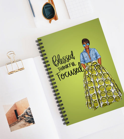 BLESSED THANKFUL FOCUSED NOTEBOOK