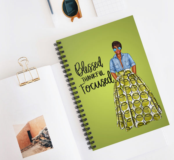 BLESSED THANKFUL FOCUSED NOTEBOOK