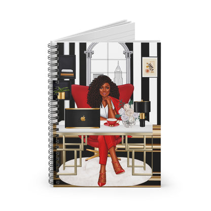 Elegant Spiral Notebook - Stylish Desk Vibes