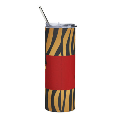 Fierce & Strong Stainless Steel Tumbler - 20oz with Bold Design