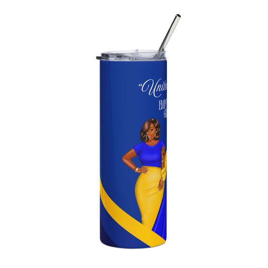 Empowered for Greatness - Stainless Steel Tumbler 20oz | Inspirational Travel Mug for Women