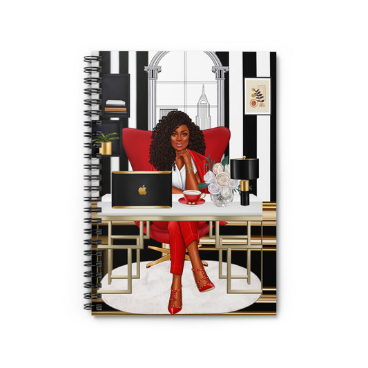 Elegant Spiral Notebook - Stylish Desk Vibes