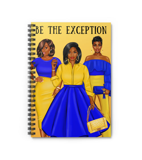 BE THE EXCEPTION NOTEBOOK