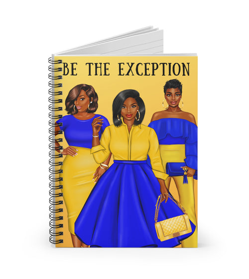 BE THE EXCEPTION NOTEBOOK