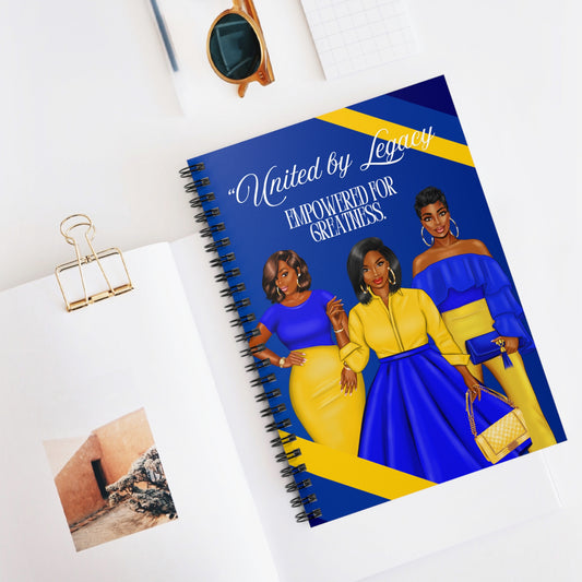 Empowered Spiral Notebook - United by Legacy Design