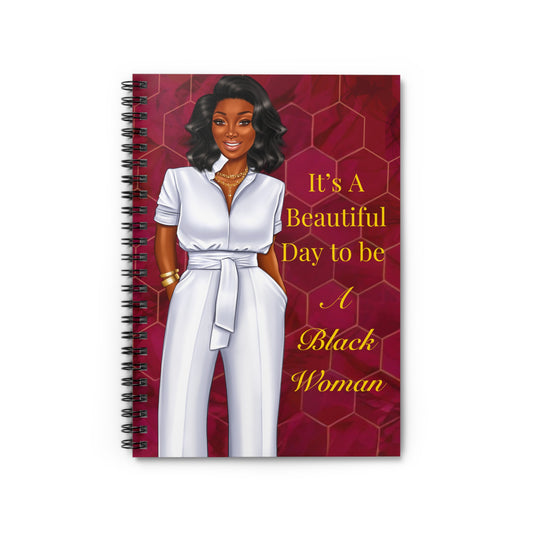 Empowering Spiral Notebook - Perfect for Black Women