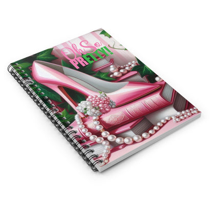 Chic Fashion Spiral Notebook - "Oh So Pretty!"