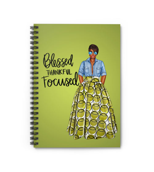 BLESSED THANKFUL FOCUSED NOTEBOOK