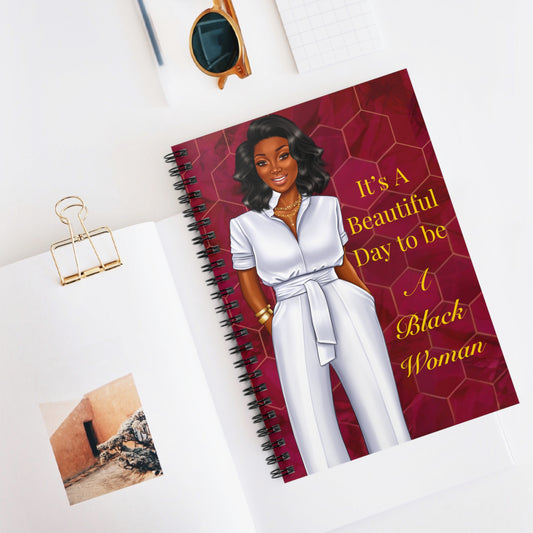 Empowering Spiral Notebook - Perfect for Black Women