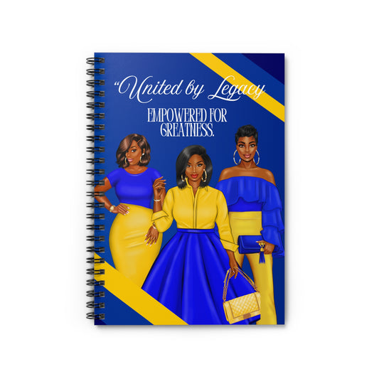 Empowered Spiral Notebook - United by Legacy Design